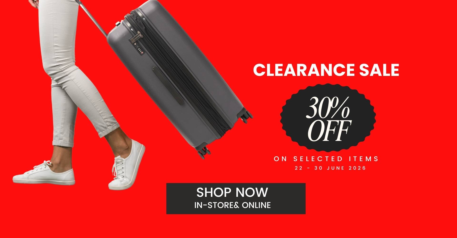 Clearance sale 22 june 